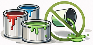 Disposal King policy: no liquid materials for collection