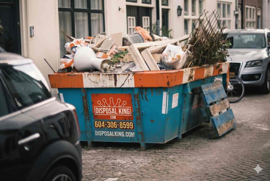 Safely Load Concrete Into a Disposal Bin