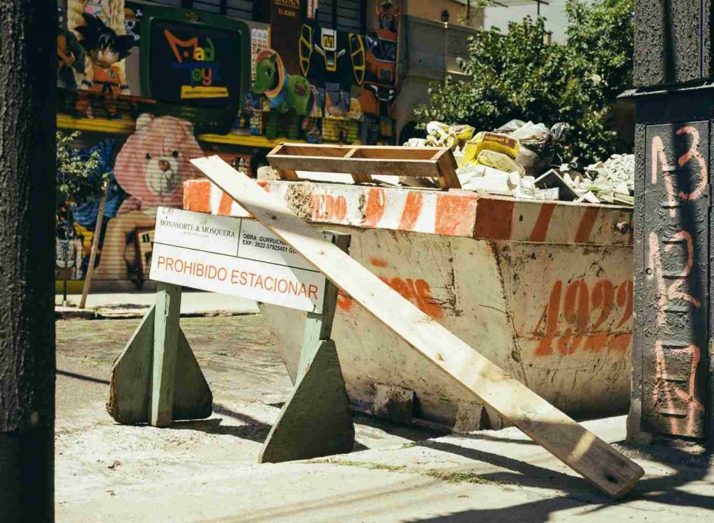 Yard Concrete Disposal Bin